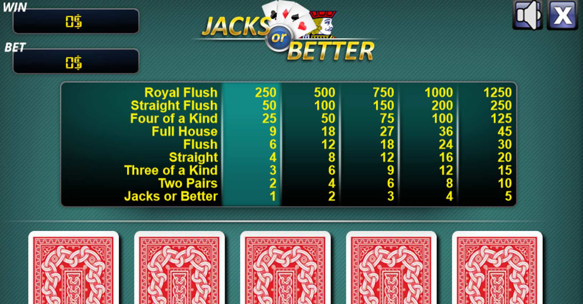 Video Poker Jacks