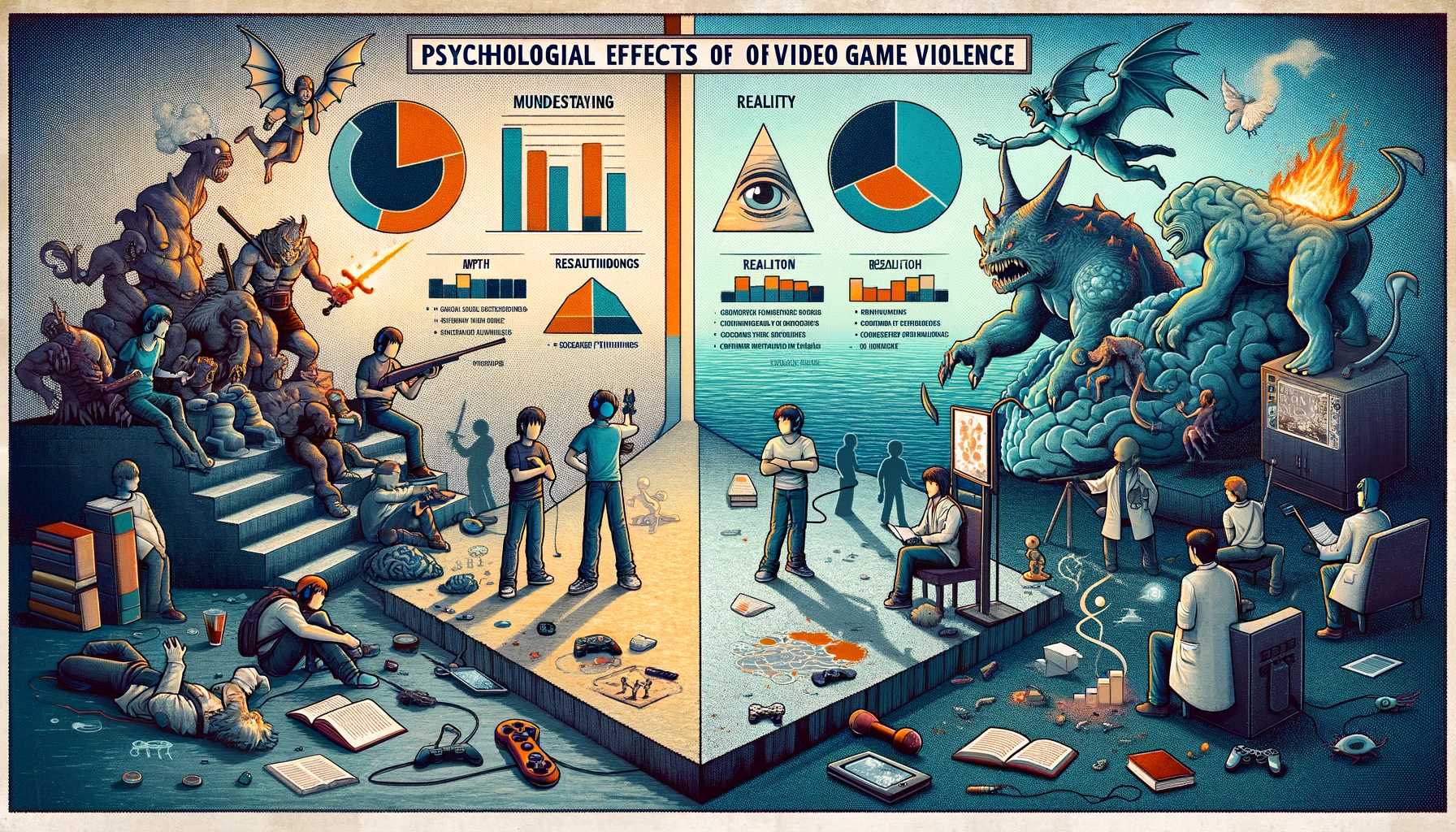 Psychological Effects of Violence in Video Games: Debunking Myths and Research Findings